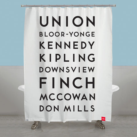 Stations Shower Curtain